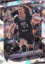2025 Panini Prizm WNBA Ice Prizm #100 Kaitlyn Chen