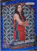 2025 Panini Prizm WNBA Blue Velocity Prizm #103 Georgia Amoore