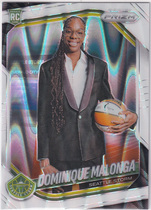 2025 Panini Prizm WNBA White Seismic Prizm #144 Dominique Malonga