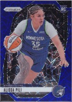 2024 Panini Prizm WNBA Blue Velocity Prizm #83 Alissa Pili