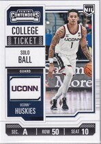 2024 Panini NIL UConn Contenders #16 Solo Ball