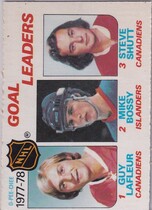 1978 O-Pee-Chee OPC Base Set #63 Goal Leaders