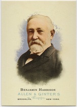 2006 Topps Allen & Ginter #330 Benjamin Harrison