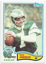 1982 Topps Base Set #447 Ron Jaworski