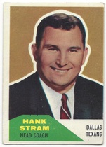 1960 Fleer Base Set #116 Hank Stram