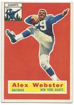 1956 Topps Base Set #5 Alex Webster