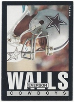 1985 Topps Base Set #50 Everson Walls