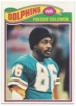 1977 Topps Base Set #54 Freddie Solomon