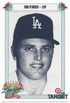 1990 Team Issue Dodgers Target #583 Bob Obrien