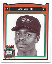 1991 Team Issue Baltimore Orioles Crown #96 Butch Davis