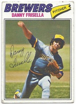 1977 Topps Base Set #278 Danny Frisella