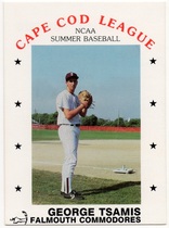 1988 P & L Promotions Cape Cod League #80 George Tsamis