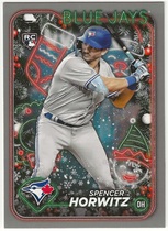 2024 Topps Holiday Silver Glitter #H76 Spencer Horwitz