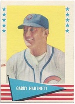 1961 Fleer Base Set #41 Gabby Hartnett