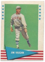 1961 Fleer Base Set #82 Hippo Vaughn