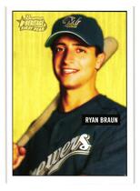 2005 Bowman Heritage Draft Pick Variation #341 Ryan Braun