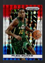 2013 Panini Prizm Prizms Red White and Blue Mosaic #162 Alec Burks