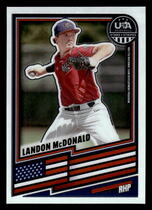 2026 Panini Prizm Stars & Stripes #78 Landon Mcdonald