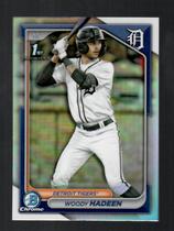 2024 Bowman Chrome Draft Refractor #BDC-17 Woody Hadeen