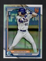 2024 Bowman Chrome Draft Refractor #BDC-28 Carson Benge