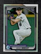 2024 Bowman Chrome Draft Refractor #BDC-39 Brody Brecht