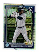 2024 Bowman Chrome Draft Refractor #BDC-107 Francisco Vilorio