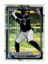 2024 Bowman Chrome Draft Refractor #BDC-179 Eduardo Herrera