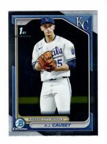 2024 Bowman Chrome Draft #BDC-159 A.J. Causey