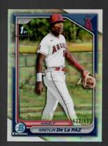 2024 Bowman Chrome Prospects Refractor #BCP-181 Greylin De La Paz