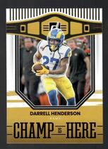 2022 Donruss Champ is Here #CIH-12 Darrell Henderson