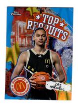 2025 Topps Chrome McDonalds All American Top Recruits Blue RayWave Refractor #TP-5 Zai Harwell
