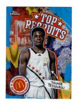 2025 Topps Chrome McDonalds All American Top Recruits Blue RayWave Refractor #TP-15 Tounde Yessoufou