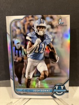 2022 Bowman University Chrome Refractor #50 Josh Downs
