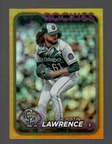 2024 Topps Gold Foil #259 Justin Lawrence