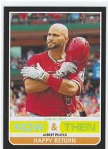 2020 Topps Heritage High Number Now and Then #NT-6 Albert Pujols
