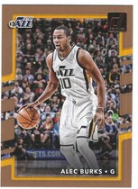 2017 Donruss Base Set #141 Alec Burks