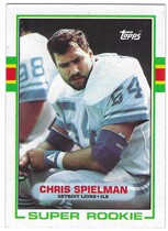 1989 Topps Base Set #361 Chris Spielman SR