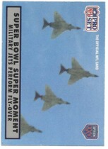1990 Pro Set Super Bowl 160 #137 First Fly-Over