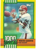 1990 Topps 1000 Yard Club #13 Webster Slaughter