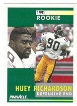 1991 Pinnacle Base Set #304 Huey Richardson