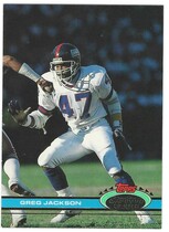 1991 Stadium Club Base Set #32 Greg Jackson