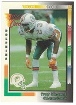 1992 Wild Card Base Set #358 Troy Vincent