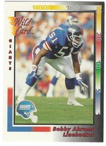 1992 Wild Card Base Set #422 Bobby Abrams