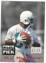 1993 Pro Set Power Draft Picks #PDP15 O.J. McDuffie