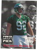 1993 Pro Set Power Draft Picks #PDP20 Coleman Rudolph