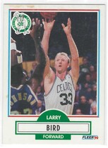 1990 Fleer Base Set #8 Larry Bird