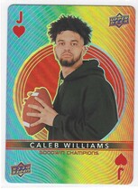 2022 Upper Deck Goodwin Champions Playing Cards #J-H Caleb Williams