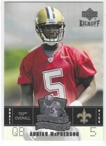 2005 Upper Deck Kickoff #127 Adrian Mcpherson