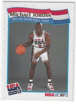 1991 NBA Hoops McDonalds #55 Michael Jordan