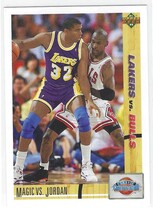 1991 Upper Deck Base Set #34 Michael Jordan|Magic Johnson
